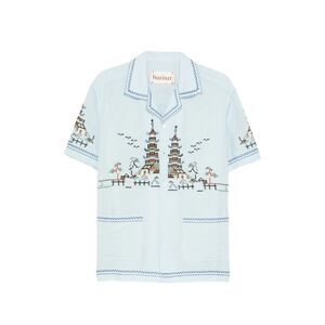 Baziszt Blue Shirts Men